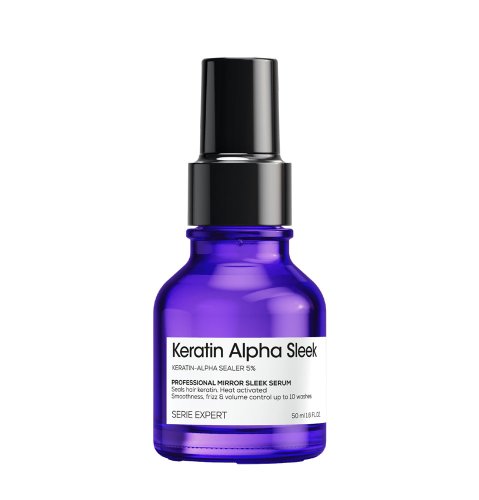 L’Oréal Professionnel Keratin Alpha Sleek Mirror Sleek uhladzujúce sérum proti krepovateniu 50 ml