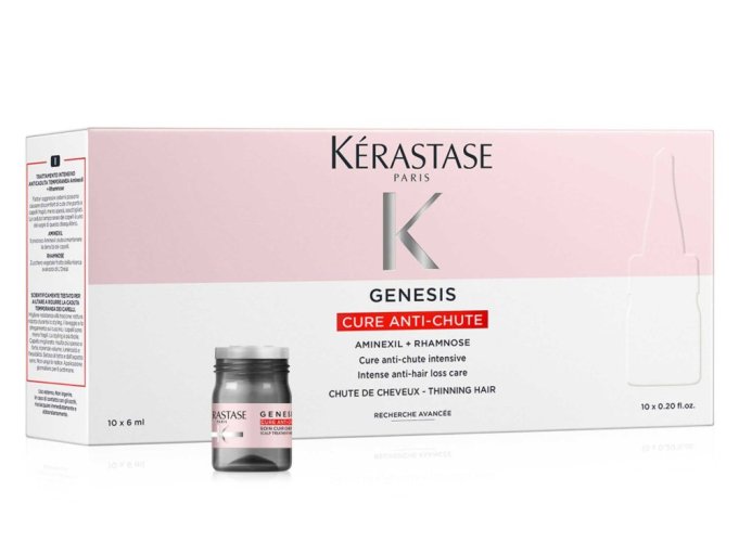 Kérastase Genesis Cure Anti-Chute – Intenzívna kúra proti vypadávaniu vlasov (10 × 6 ml)