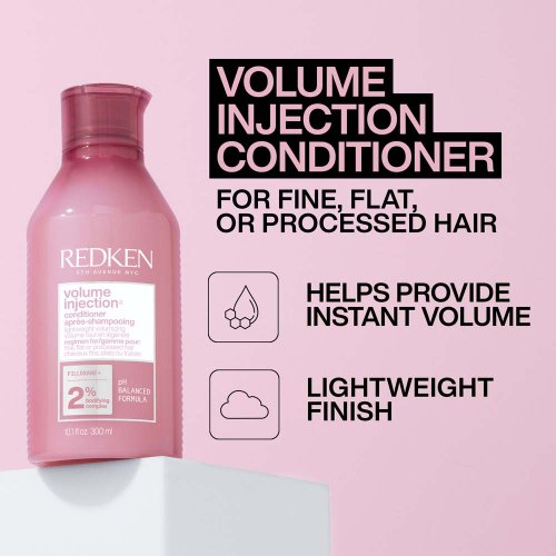Redken Volume Geschenkset für feines Haar Volumenshampoo 300 ml + Conditioner 300 ml + Multifunktionspflege One United 150 ml