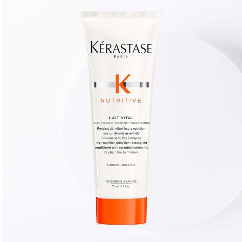 Kérastase Nutritive Discovery Set pre suché vlasy – šampón Bain Satin Riche 80 ml + kondicionér Lait Vital 75 ml + mlieko Nectar Thermique 50 ml