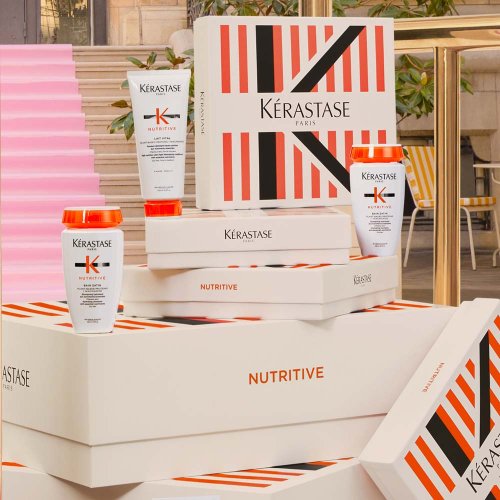 Kérastase Nutritive Spring sada Bain Satin 250 ml + Lait Vital 200 ml