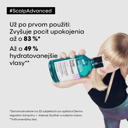 L’Oréal Professionnel Scalp Advanced Anti-discomfort Dermo Regulator shampoo 300 ml – šampón na upokojenie citlivej pokožky hlavy