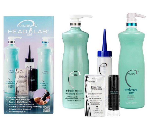Malibu C Head Lab Intro Kit – Professionelles Set für Kopfhautdiagnose & Pflege