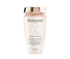 Kérastase Gloss Absolu Bain Crème Hydra-Glaze Shampoo 250 ml – Hydratačno-rozjasňujúci krémový šampónový kúpeľ pre hrubé, krepovité vlasy