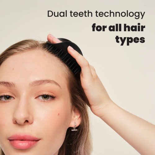 Tangle Teezer Scalp Brush Black – exfoliačná a masážna kefa na pokožku hlavy