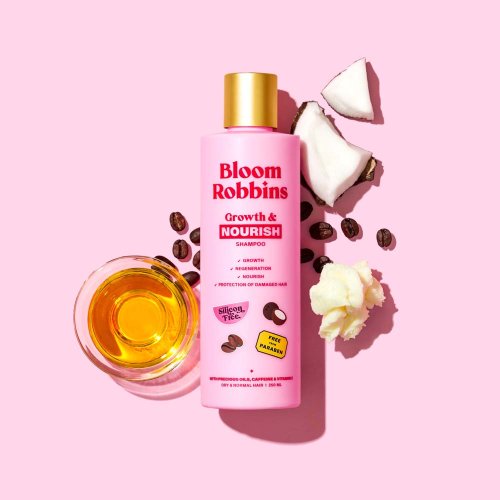 Bloom Robbins Growth & Nourish Shampoo für Nährstoffversorgung und Haarwachstum 250 ml