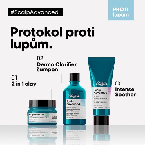 L’Oréal Professionnel Scalp Advanced Anti-Dandruff Dermo Clarifier shampoo 300 ml – anti-schuppen shampoo