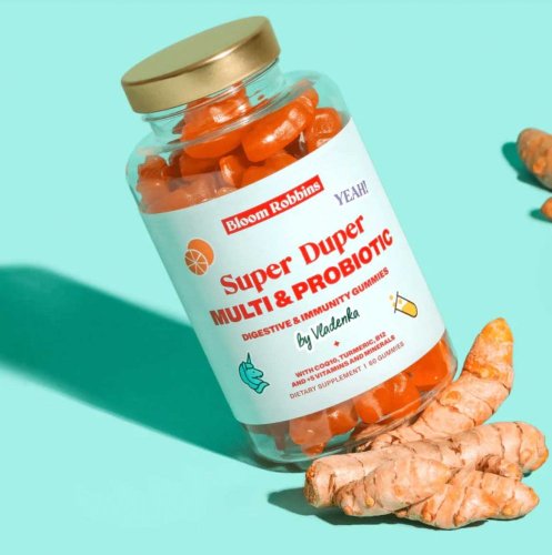 Bloom Robbins Super Duper MULTI & PROBIOTIC gumíky na podporu imunity a trávenia 60 ks