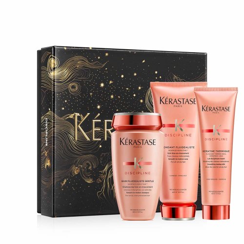 Kérastase Discipline sada Bain Fluidealiste 250 ml + Fondant 200 ml + Keratine Termique 150 ml