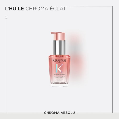 Kérastase Chroma Absolu L'huile Chroma Éclat Refillable olej pre lesk a vôňu farbených vlasov 30 ml