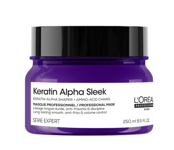 L’Oréal Professionnel Keratin Alpha Sleek uhlazující maska proti krepatění 250 ml