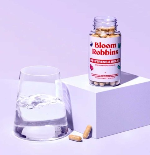 Bloom Robbins DE-STRESS & RELAX – Vitamíny proti stresu s Ashwagandhou (kapsle) 60 ks