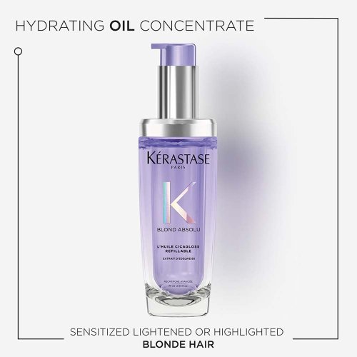 Kérastase Blond Absolu L'Huile Cicagloss Refillable – intensives nährendes Öl (nachfüllbar) 75 ml