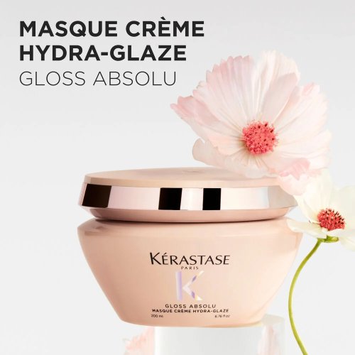 Kérastase Gloss Absolu Masque Crème Hydra-Glaze 200ml – hydratačno-uhladzujúca maska proti krepovateniu
