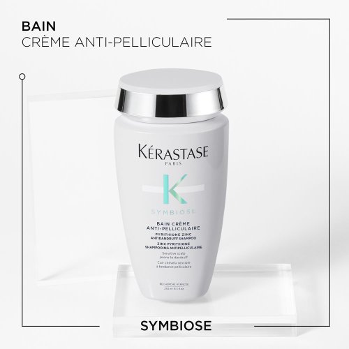 Kérastase Symbiose Bain Creme Anti-Pelliculaire Anti-Schuppen Shampoo für trockene empfindliche Haut 1000 ml