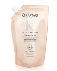 Kérastase Gloss Absolu Bain Hydra-Glaze hydratačně-rozjasňující šampon proti krepovatění vlasů 500 ml náplň