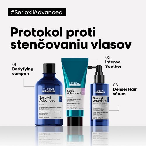 Serioxyl Advanced Bodyfying šampón pre dodanie hustoty vlasov 300 ml