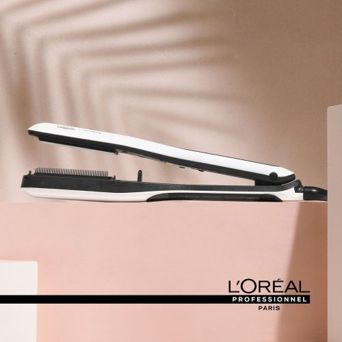 L'Oréal Professionnel Steampod 3.0 professionelle Dampfbügel-Haarglätter + Steampod Serum 2x2 ml