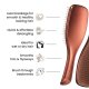 Tangle Teezer The Ultimate Detangler Chrome Chocolate Bronze – professionelle Bürste für nasses Haar ohne Ziepen und Haarbruch
