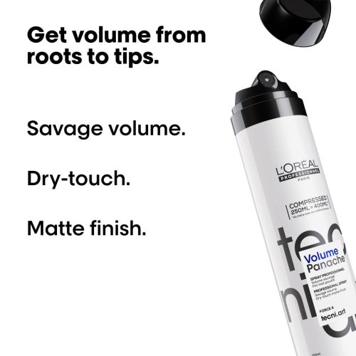 L’Oréal Professionnel Tecni.Art Volume Panache spray 250 ml – objemový sprej (Compressed = 400 ml)