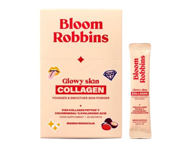 Bloom Robbins Glowy Skin Collagen – Mango Maracuja 30 sáčků