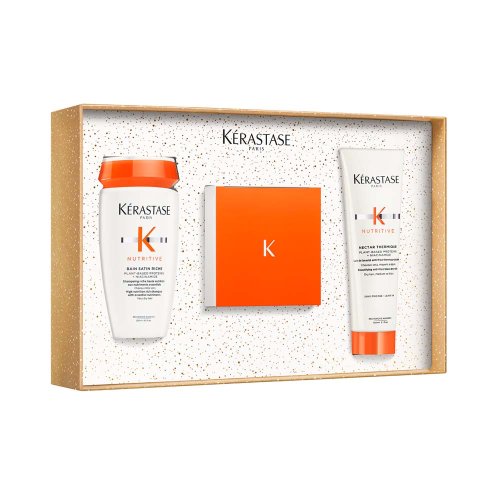 Kérastase  Kérastase Nutritive dárková  sada pro suché vlasy šampon 250 ml + maska 200 ml + termo mléko 150 ml