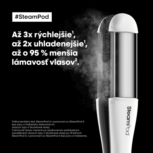 L’Oréal Professionnel SteamPod 4 – Professionelles Dampfglätteisen für glattes und glänzendes Haar