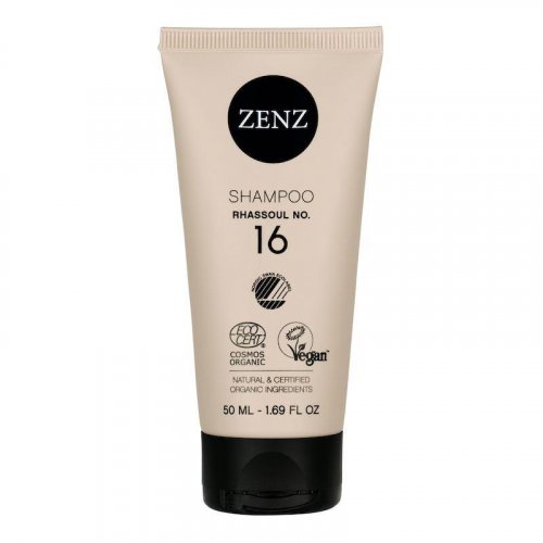 Zenz Organic Shampoo Rhassoul no. 16 Vyživujúci ílový šampón s vôňou karamelu 50 ml