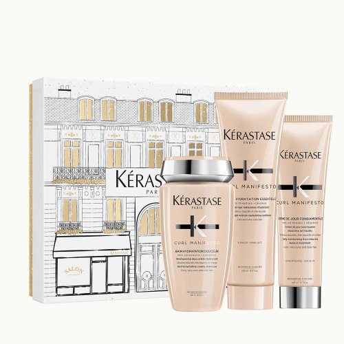 Kérastase Curl Manifesto Geschenkset für welliges und lockiges Haar Shampoo 250 ml + Haarspülung 250 ml + Pflege 150 ml