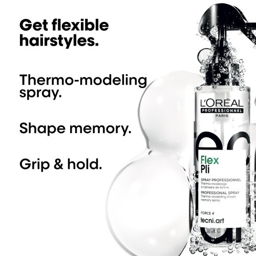 L’Oréal Professionnel Tecni.Art Pli Spray 190 ml – Hitzeschutz-Spray mit Memory-Effekt