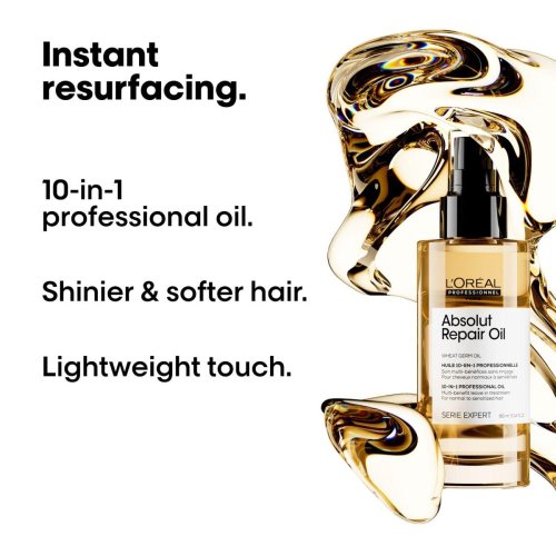 L’Oréal Professionnel Serie Expert Absolut Repair 90ml – Multifunktionales 10-in-1 Pflegeöl für geschädigtes Haar
