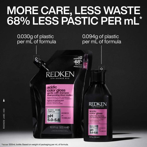 Redken Acidic Color Gloss – šampon pro barvené vlasy s dlouhotrvajícím leskem (náplň) 500 ml