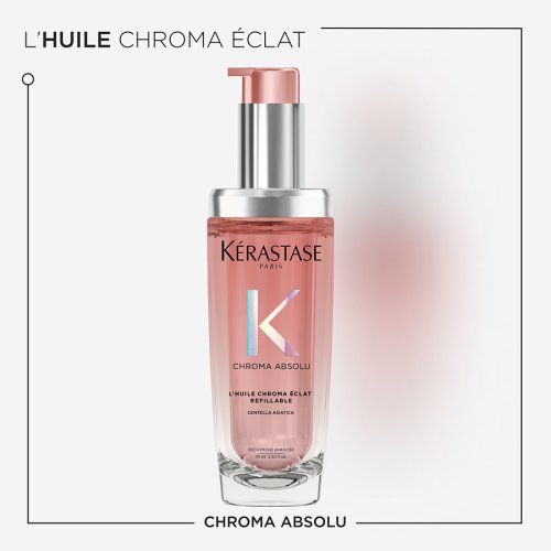 Kérastase Chroma Absolu L'huile Chroma Éclat Nachfüllöl für den Glanz und Duft gefärbter Haare 75 ml
