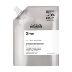 L'Oréal Professionnel Silver shampoo refill 500 ml – náhradná náplň neutralizačného šampónu pre blond a sivé vlasy