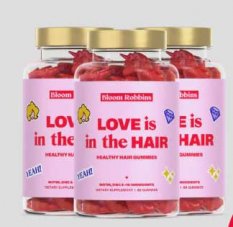 Bloom Robbins LOVE is in the HAIR Healthy hair gummies gumíky pro výživu vlasů 3x60 ks