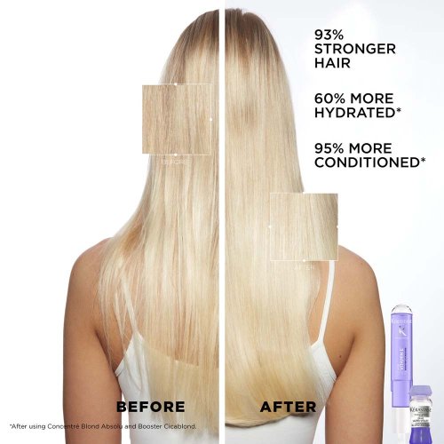 Kérastase Fusio-Dose Concentre Ultra-Violet – profesionální neutralizační koncentrát pro blond vlasy 10 x 12 ml