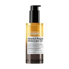 L’Oréal Professionnel Absolut Repair Molecular Dual Oil – Regenerierendes Zweiphasen-Öl für strapaziertes Haar 90 ml