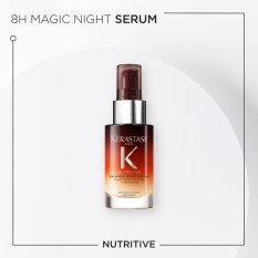 Kérastase Nutritive 8H Magic Night Serum vyživujúce a skrášľujúce nočné sérum cestovné balenie 30 ml
