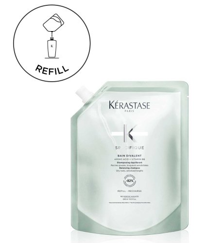 Kérastase Spécifique Bain Divalent šampon pro mastné kořínky a suché délky náplň 500 ml