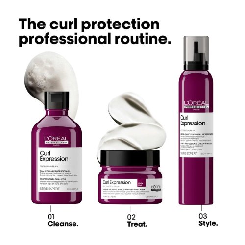 L’Oréal Professionnel Curl Expression cream-in-mousse 250 ml – multifunkční pěna 10v1 pro kudrnaté vlasy