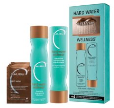 Malibu C Hard Water Wellness Collection Shampoo 266 ml + Conditioner 266 ml + Wellness Sachets 4 Stk