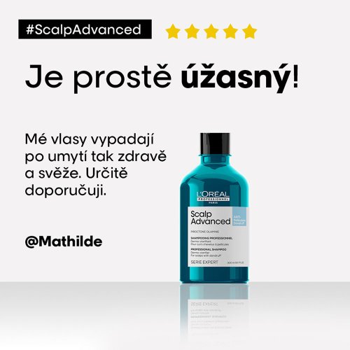 L’Oréal Professionnel Scalp Advanced Anti-Dandruff Dermo Clarifier shampoo 300 ml – anti-schuppen shampoo