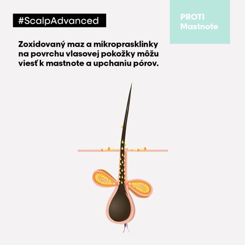 L'Oréal Professionnel Scalp Advanced Anti-Oiliness Dermo-purifier shampoo 300 ml – šampón na mastnú pokožku hlavy