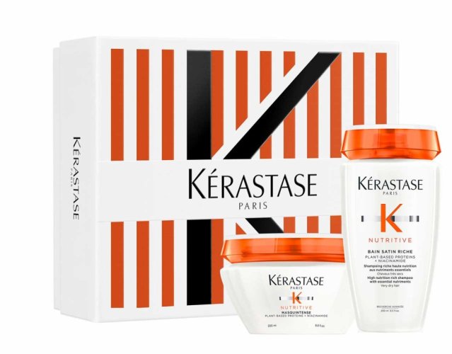 Kérastase Nutritive Spring sada Bain Satin Riche 250 ml + Masquintense 200 ml