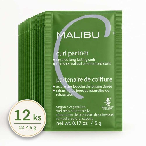 Malibu C - Curl Partner pre kučeravé a vlnité vlasy 12 x 5 g