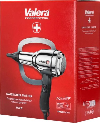 Valera Swiss Steel Master Chrome – profesionálny kovový fén 2100 W