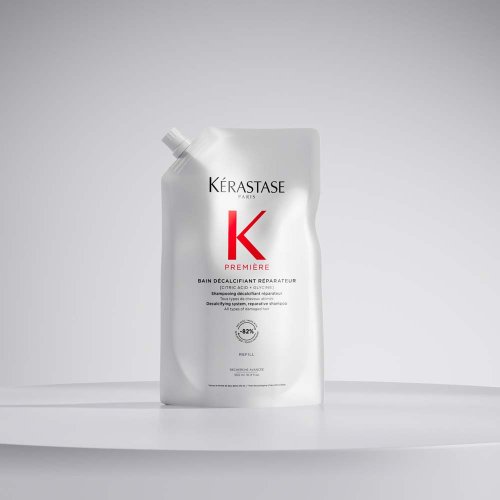 Kérastase Première Bain Décalcifiant Réparateur entkalkendes und reparierendes Shampoo für strapaziertes Haar (Füllung) 500 ml