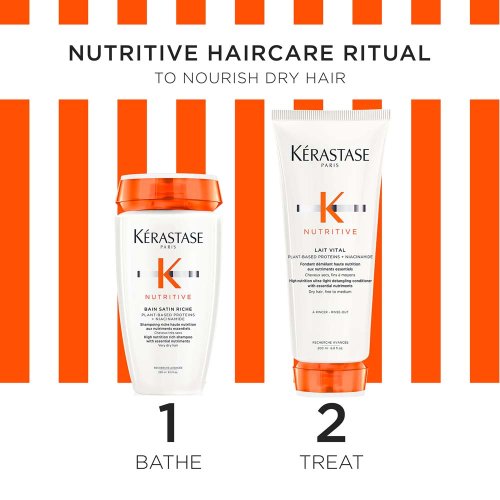Kérastase Nutritive Spring sada Bain Satin 250 ml + Lait Vital 200 ml