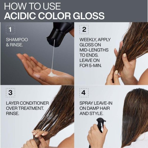 Redken Acidic Color Gloss Dream Big darčeková sada pre farbené vlasy – šampón 300 ml + kondicionér 300 ml + bezoplachová starostlivosť 150 ml