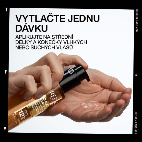 Redken All Soft Argan-6 Multi-Benefit Oil – Víceúčelový arganový olej pro suché vlasy 100 ml